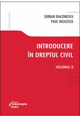 Copertă produs Introducere &icirc;n dreptul civil (Vol. 2)