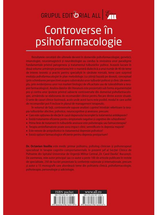 Copertă produs Controverse &icirc;n psihofarmacologie (Vol. 1) - gallery big 2