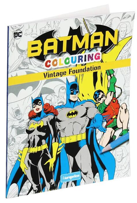 Copertă produs Carte de colorat Batman - Vintage Foundation