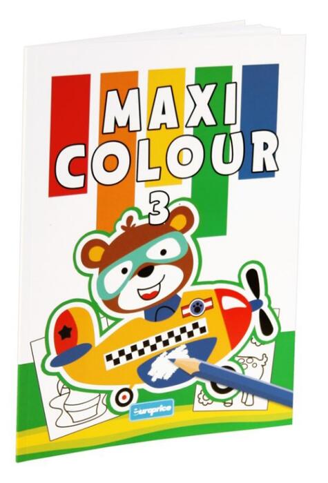 Copertă produs Carte de colorat Maxi Colour (Vol. 3)
