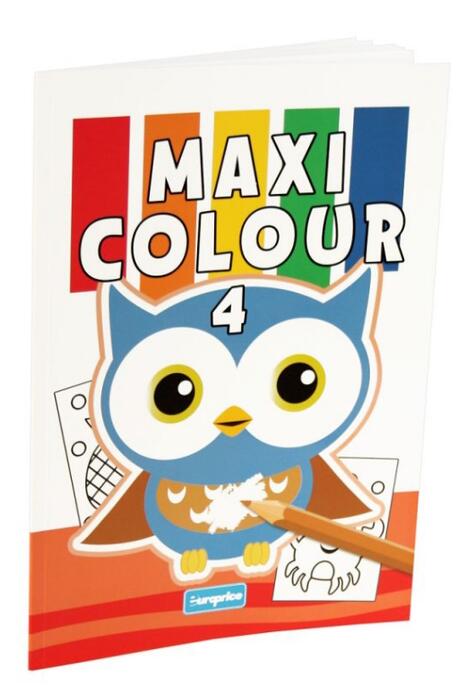 Copertă produs Carte de colorat Maxi Colour (Vol. 4)