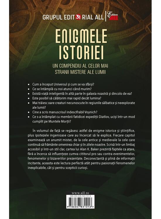 Copertă produs Enigmele istoriei - gallery big 2