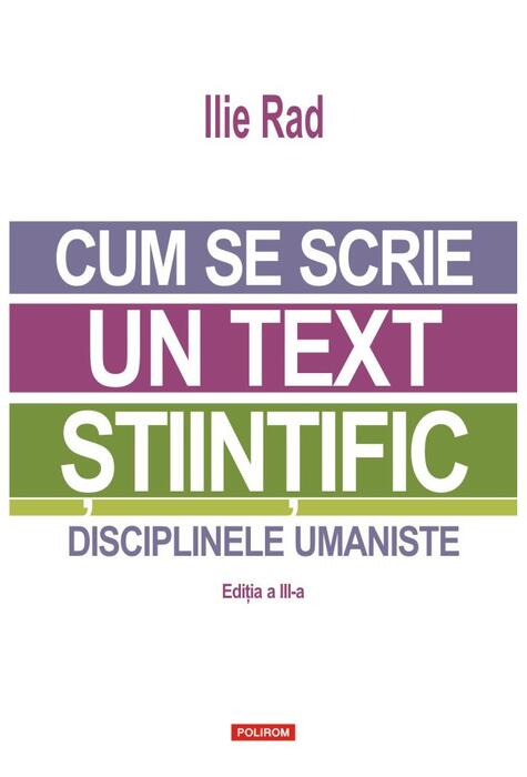 Copertă produs Cum se scrie un text științific