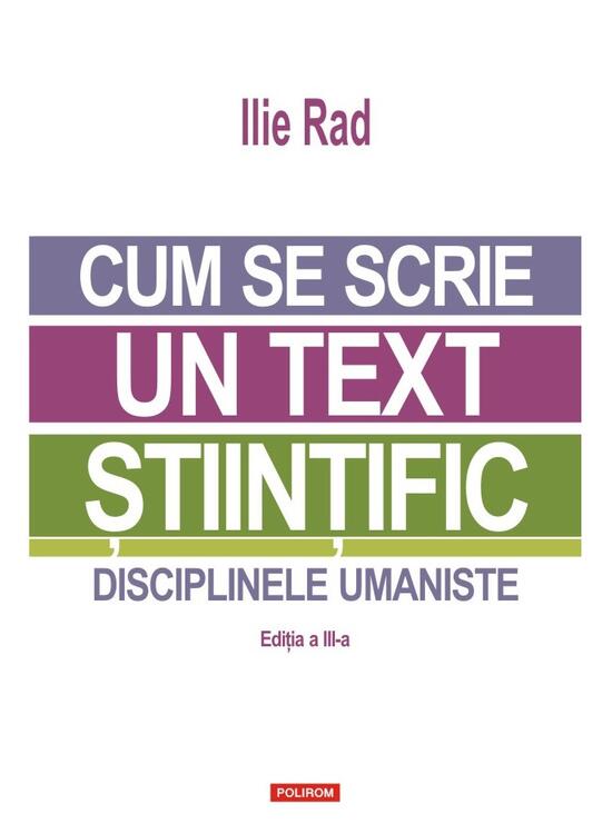 Copertă produs Cum se scrie un text științific - gallery big 1