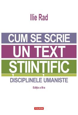 Copertă produs Cum se scrie un text științific