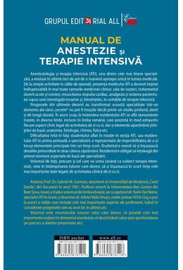 Copertă produs Anestezie. Manual de anestezie şi terapie intensivă (Vol. 1)