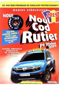 Copertă produs Noul cod rutier 2019 pe &icirc;nțelesul tuturor. Carte + CD