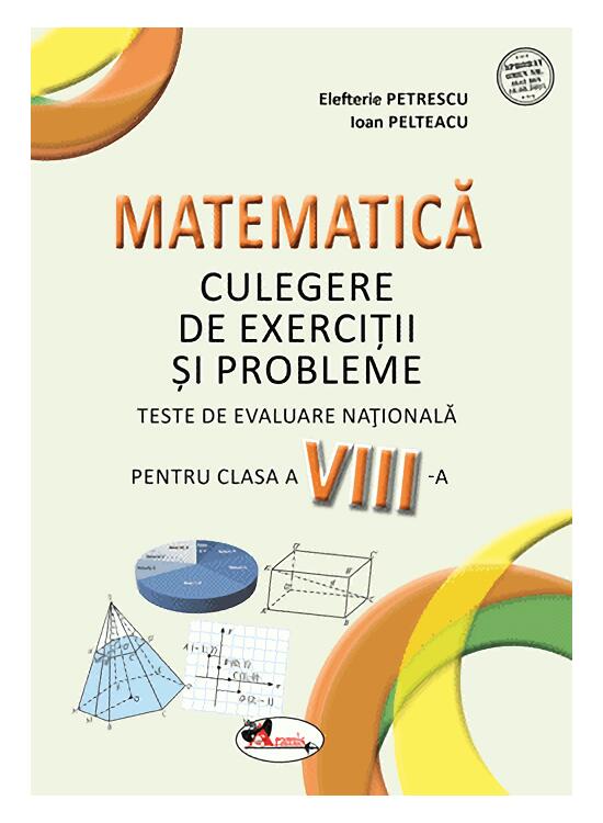 Copertă produs Matematică. Culegere de exerciții și probleme. Clasa a VIII-a - gallery big 1
