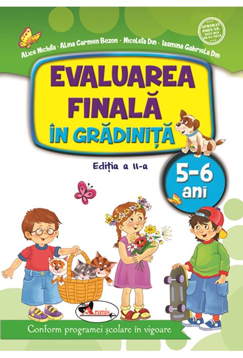 Copertă produs Evaluarea finală &icirc;n grădiniță 5-6 ani