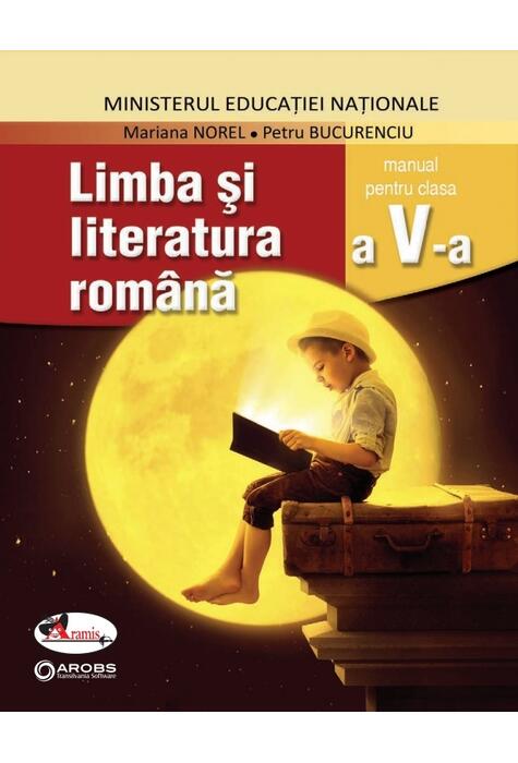 Copertă produs Limba și literatura rom&acirc;nă, manual pentru clasa a V-a