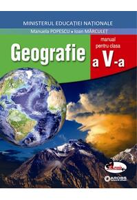 Copertă produs Geografie, manual pentru clasa a V-a