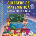 Copertă produs Culegere de matematică pentru clasa a IV-a - gallery small 