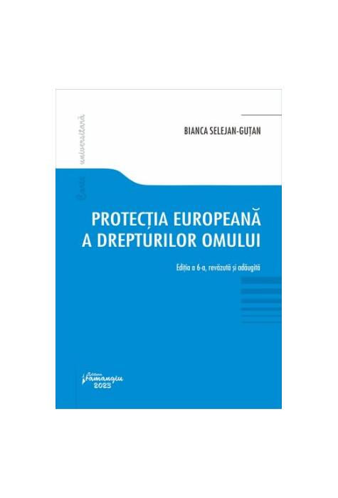 Copertă produs Protecția europeană a drepturilor omului