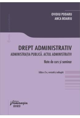 Copertă produs Drept administrativ. Administrația publică. Actul administrativ