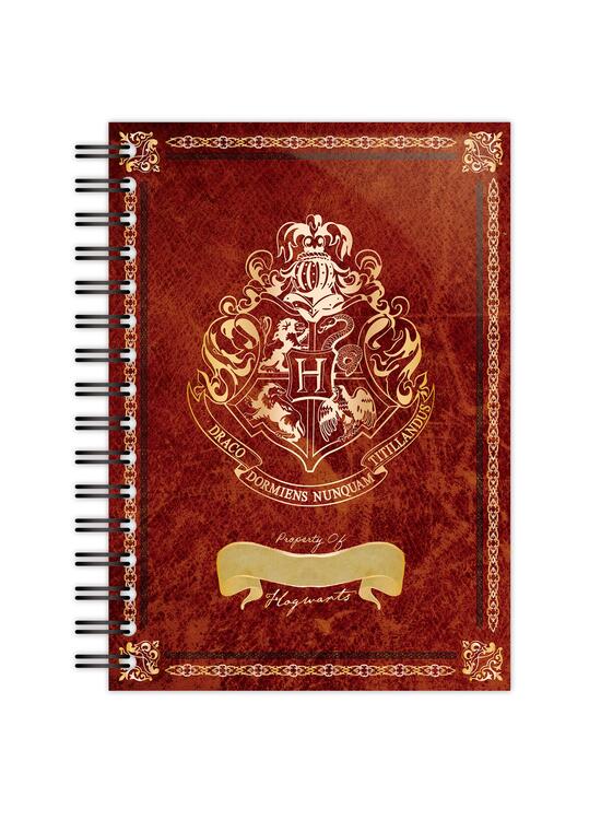 Copertă produs Harry Potter-Carnet cu spiră A5 Hogwarts - gallery big 1