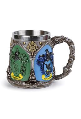 Copertă produs Harry Potter-Cană metalică Hogwarts Houses 350ml