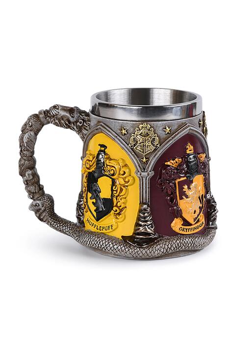 Harry Potter-Cană metalică Hogwarts Houses 350ml