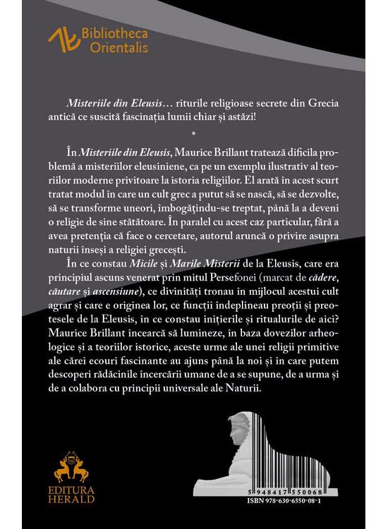 Copertă produs Misteriile din Eleusis - gallery big 2