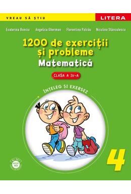 Copertă produs Matematică. 1200 de exerciţii şi probleme pentru clasa a IV-a