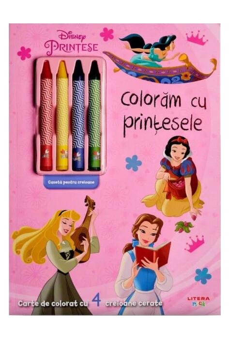 Copertă produs Colorăm cu prințesele