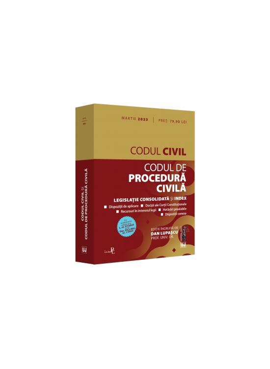 Copertă produs Codul civil și Codul de procedură civilă: martie 2023 - gallery big 1