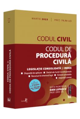 Copertă produs Codul civil și Codul de procedură civilă: martie 2023