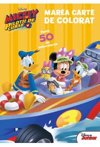 Copertă produs Mickey și piloții de curse: Marea carte de colorat