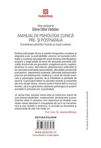 Copertă produs Manual de psihologie clinică pre- şi postnatală