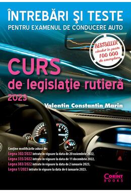 Copertă produs Curs de legislaţie rutieră 2023. &Icirc;ntrebări şi teste