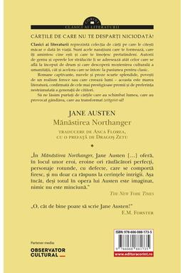 Copertă produs Mănăstirea Northanger