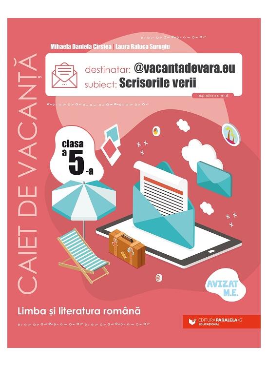Copertă produs Scrisorile verii. Caiet de vacanță. Clasa a V-a - gallery big 1