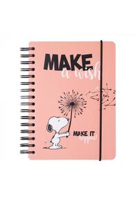 Copertă produs Carnet Snoopy A5 - Make a Wish