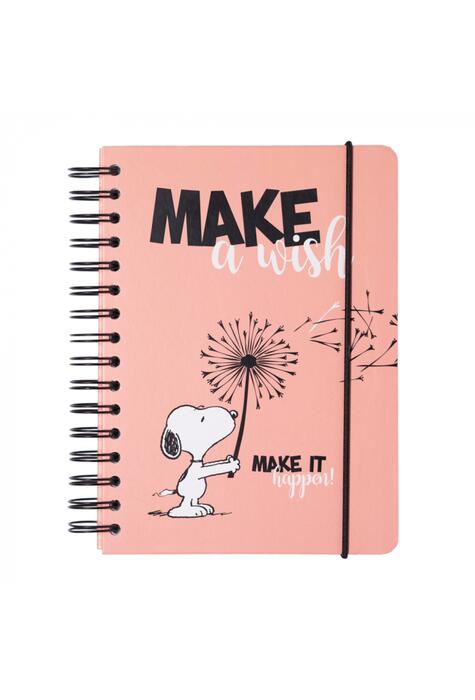 Copertă produs Carnet Snoopy A5 - Make a Wish