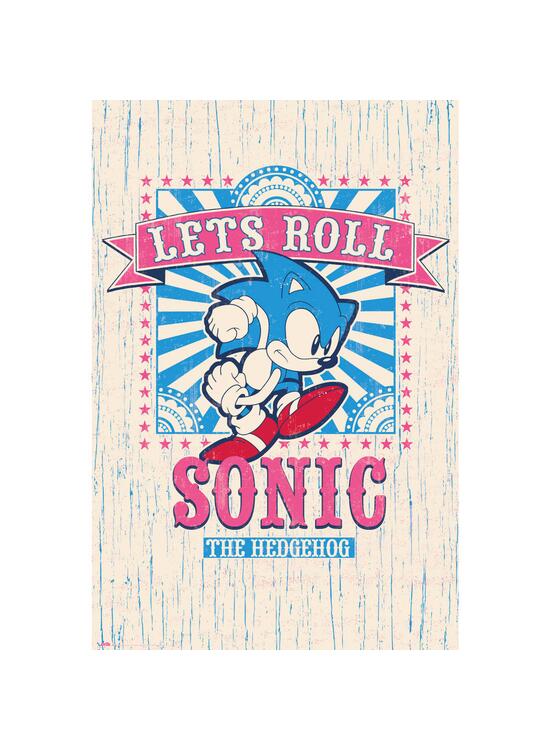Copertă produs Poster Sonic - Let's Roll - gallery big 1