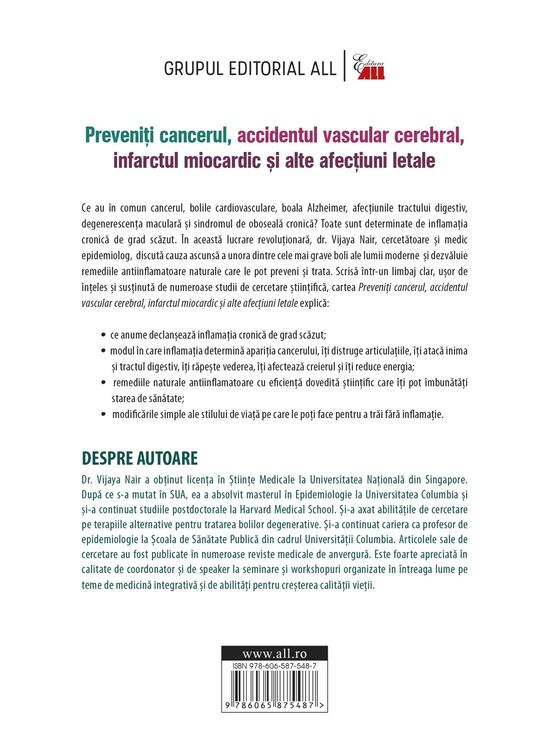 Copertă produs Preveniți cancerul, accidentul vascular cerebral, infarctul miocardic și alte afecțiuni letale - gallery big 2