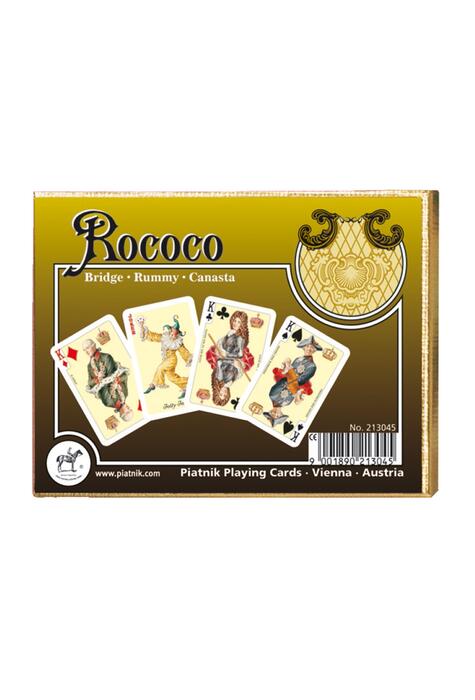 Copertă produs Cărți de joc Piatnik &bdquo;Rococo&rdquo;, pachet dublu &icirc;n cutie de lux