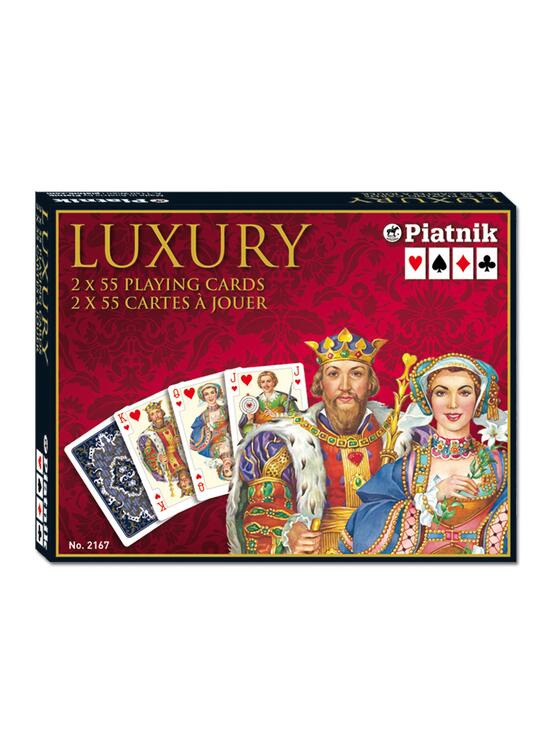 Copertă produs Cărți de joc Piatnik &bdquo;Luxury&rdquo;, pachet dublu &icirc;n cutie de lux - gallery big 1