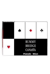 Copertă produs Cărți de joc Piatnik &bdquo;Rummy, Bridge, Canasta&rdquo;, pachet dublu