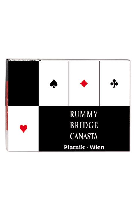 Copertă produs Cărți de joc Piatnik &bdquo;Rummy, Bridge, Canasta&rdquo;, pachet dublu