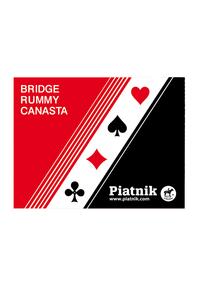 Copertă produs Cărți de joc Piatnik &bdquo;Poker, Bridge, Canasta&rdquo;, pachet dublu