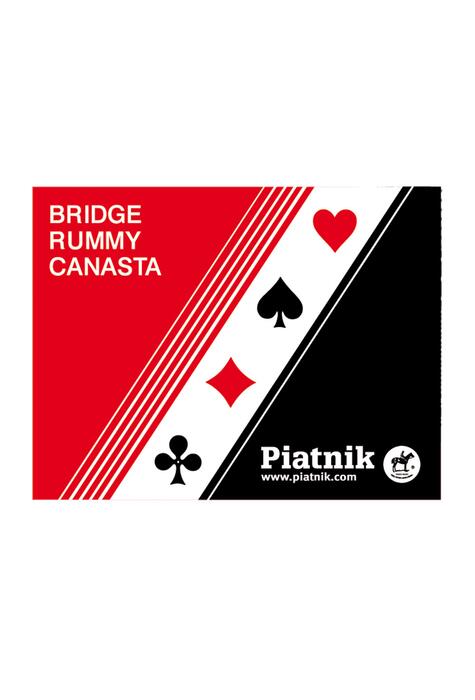 Copertă produs Cărți de joc Piatnik &bdquo;Poker, Bridge, Canasta&rdquo;, pachet dublu