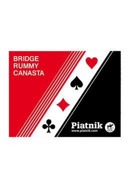 Copertă produs Cărți de joc Piatnik &bdquo;Poker, Bridge, Canasta&rdquo;, pachet dublu