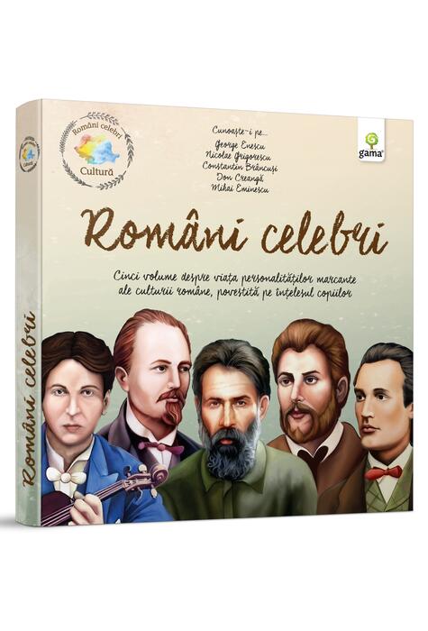 Copertă produs Rom&acirc;ni celebri | Pachet Cultură