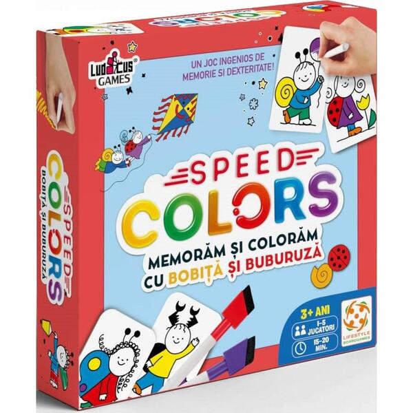 Speed Colors: Memorăm și colorăm cu Bobiță și Buburuză - Erwan Morin