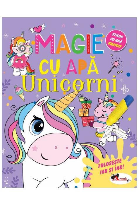 Copertă produs Magie cu apă. Unicorni