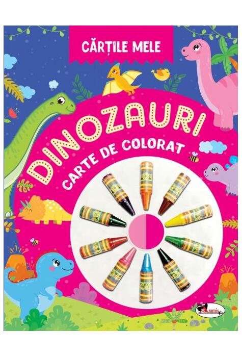 Copertă produs Cărțile mele de colorat. Dinozauri