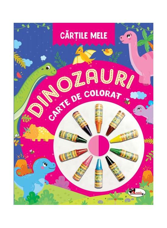 Copertă produs Cărțile mele de colorat. Dinozauri - gallery big 1