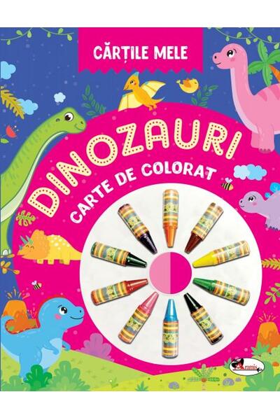 Cărțile mele de colorat. Dinozauri