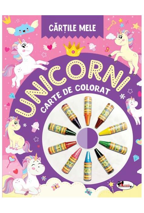 Copertă produs Cărțile mele de colorat. Unicorni