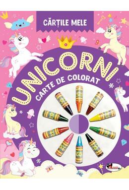 Copertă produs Cărțile mele de colorat. Unicorni
